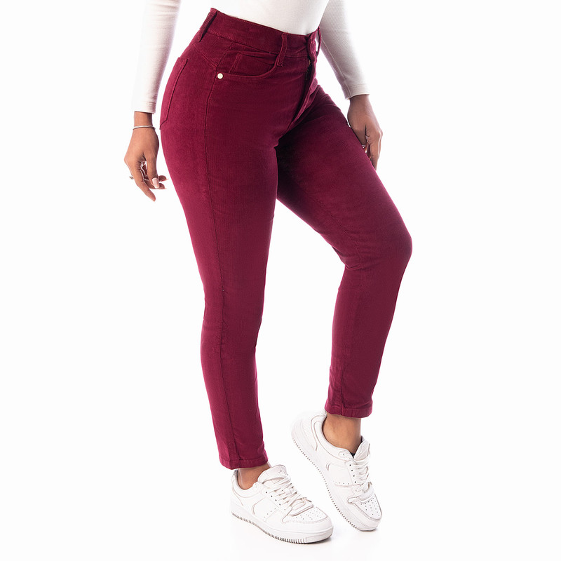 PANTALON CORDUROY STRETCH MUJER DENISE - 3