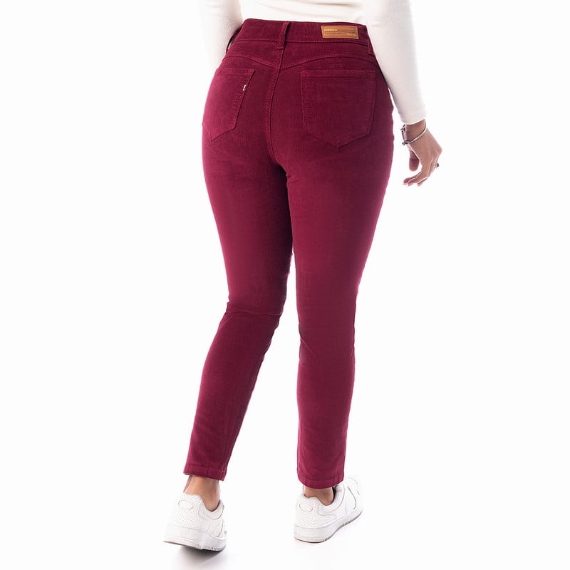 PANTALON CORDUROY STRETCH MUJER DENISE - 4