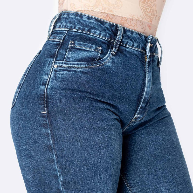 PANTALON DENIM STRETCH MUJER KHALEMI - 4