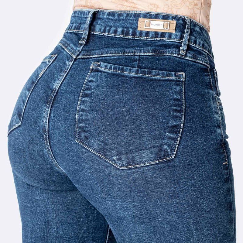 PANTALON DENIM STRETCH MUJER KHALEMI - 5