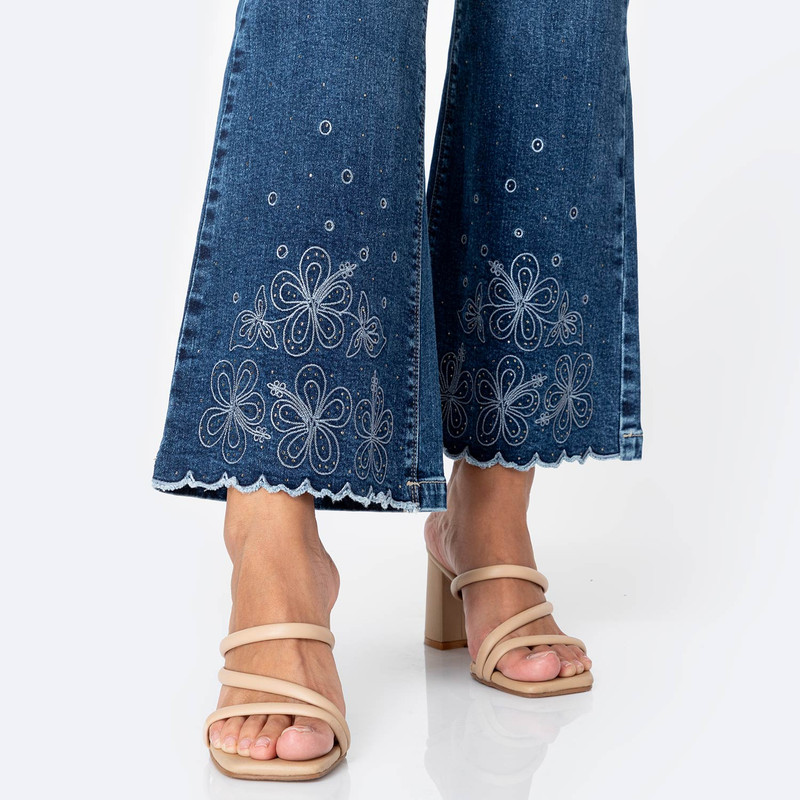 PANTALON DENIM STRETCH MUJER KHALEMI - 6