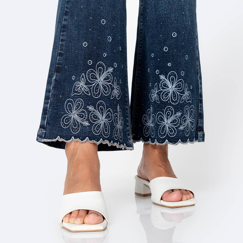 PANTALON DENIM STRETCH MUJER KHALEMI - 6