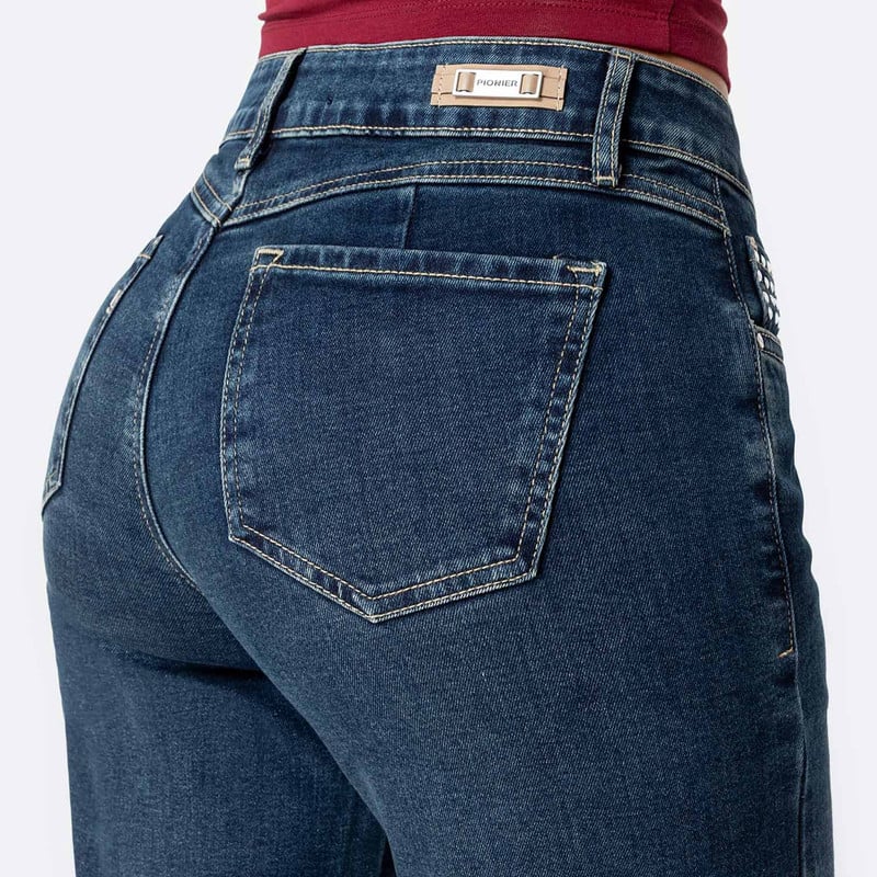 PANTALON DENIM STRETCH MUJER GARESA - 5