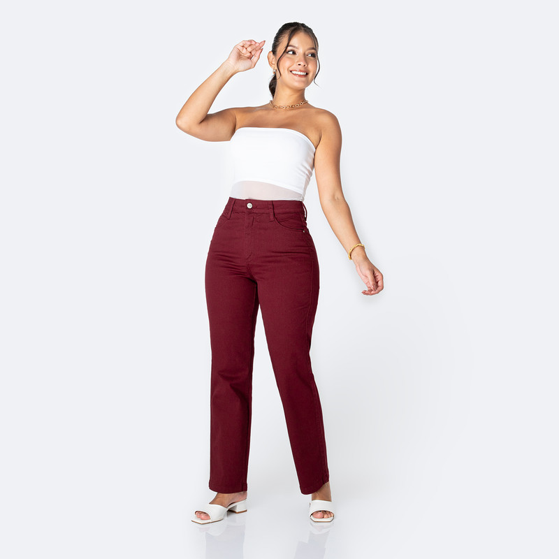 PANTALON DRILL STRETCH MUJER HAISHE - 2