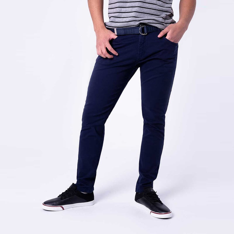 PANTALON DRILL STRETCH HOMBRE GALVAN - 1