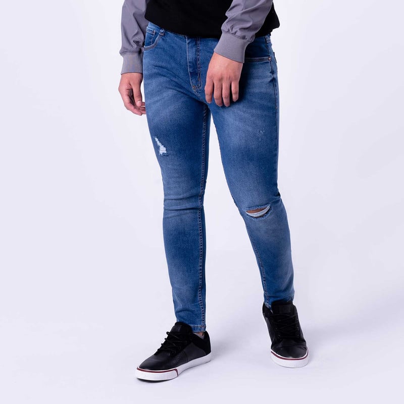 PANTALON DENIM STRETCH HOMBRE IKERH - 2