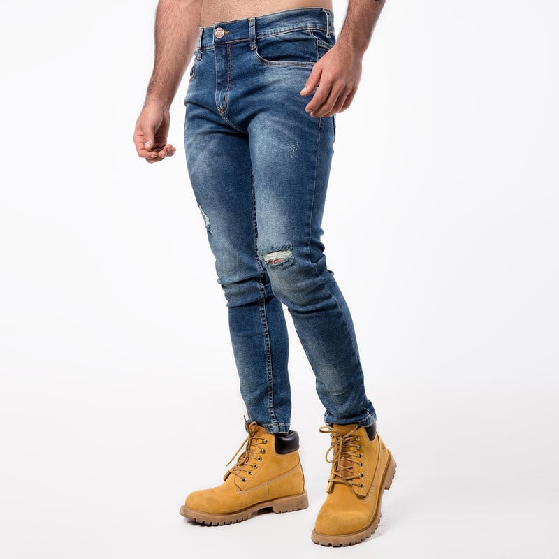 PANTALON DENIM STRETCH HOMBRE IKERH - 2