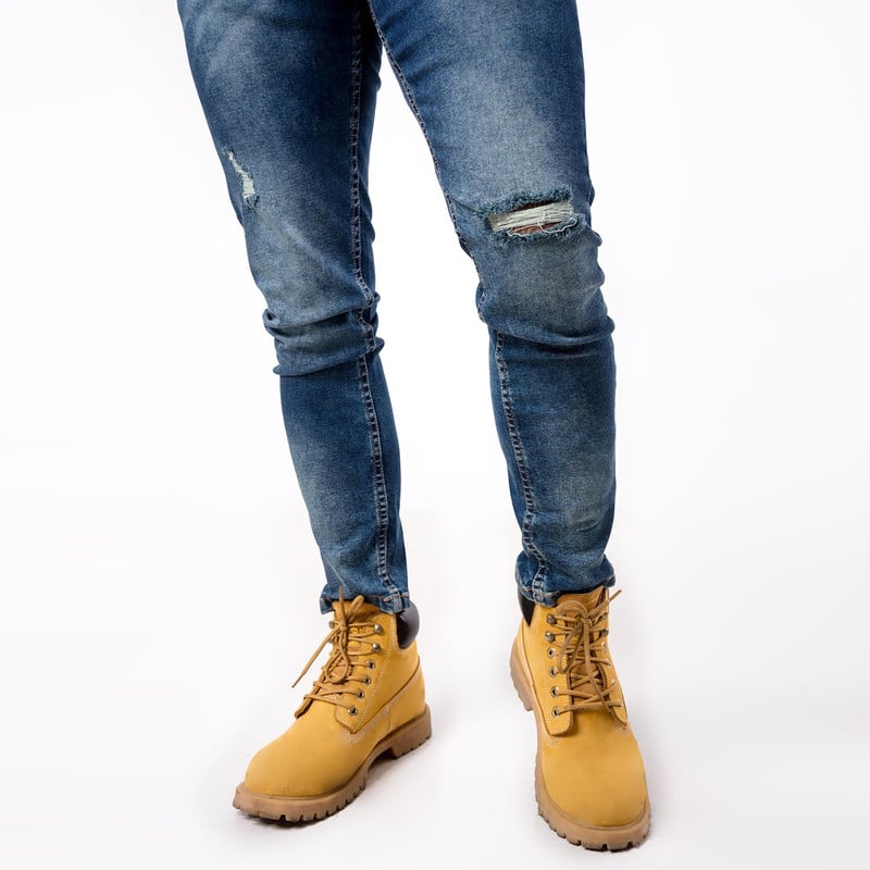 PANTALON DENIM STRETCH HOMBRE IKERH - 4