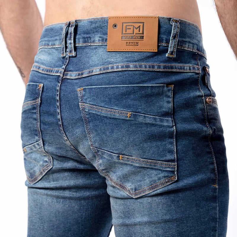 PANTALON DENIM STRETCH HOMBRE IKERH - 5