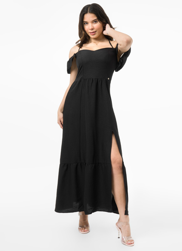VESTIDOS POPELINA MUJER JASPE - 1