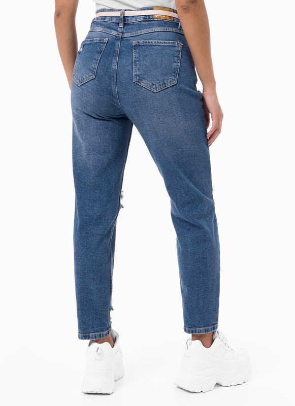 PANTALON DENIM STRETCH MUJER ARUMIS - 4