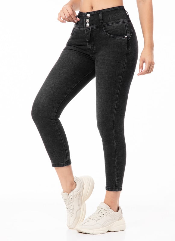 PANTALON DENIM STRETCH MUJER KUZEI - 3