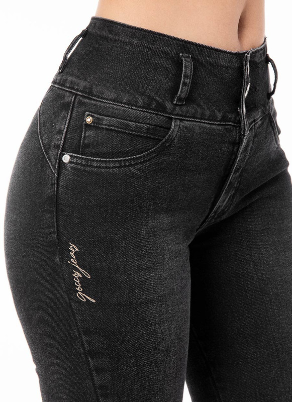 PANTALON DENIM STRETCH MUJER KUZEI - 5