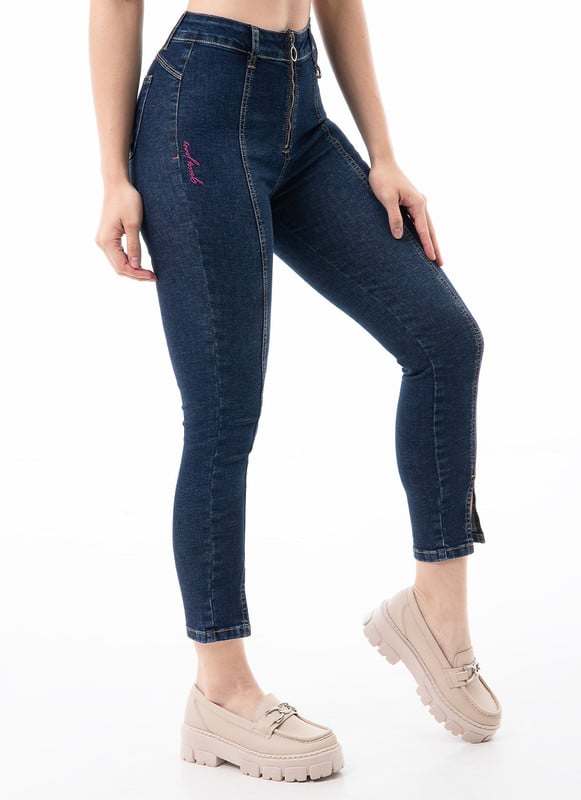 PANTALON DENIM STRETCH MUJER EUNISE - 3