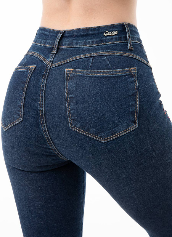 PANTALON DENIM STRETCH MUJER EUNISE - 5