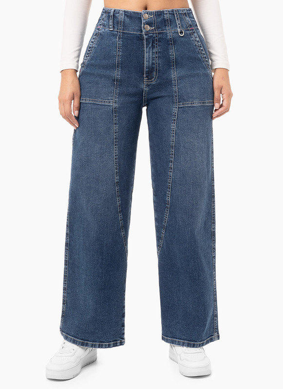PANTALON DENIM STRETCH MUJER PARRIE - 2