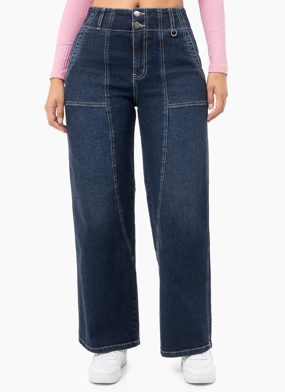 PANTALON DENIM STRETCH MUJER PARRIE - 2