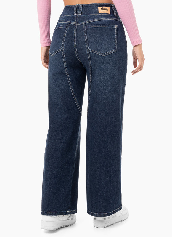 PANTALON DENIM STRETCH MUJER PARRIE - 4
