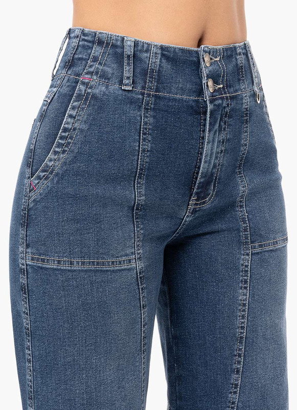 PANTALON DENIM STRETCH MUJER PARRIE - 5