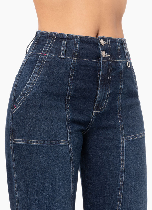 PANTALON DENIM STRETCH MUJER PARRIE - 5