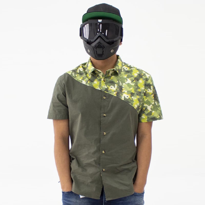 CAMISA POPELINA STRETCH HOMBRE BHORAM - 1