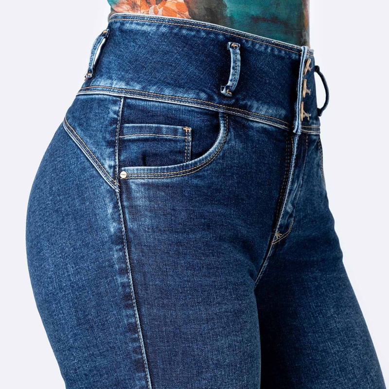 PANTALON DENIM STRETCH MUJER ZALODI - 4