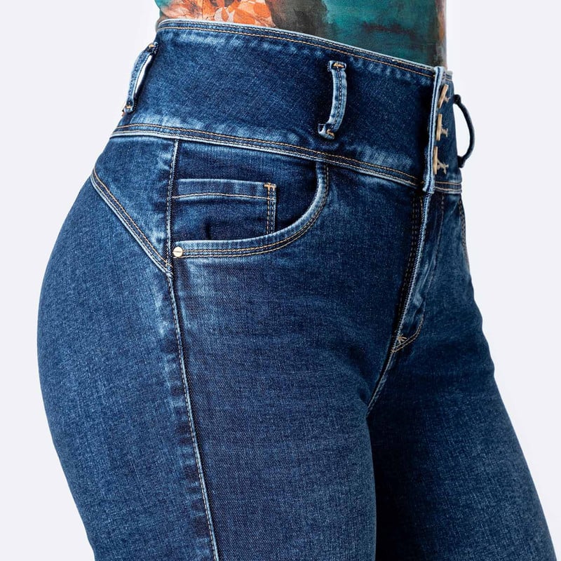PANTALON DENIM STRETCH MUJER ZALODI - 4
