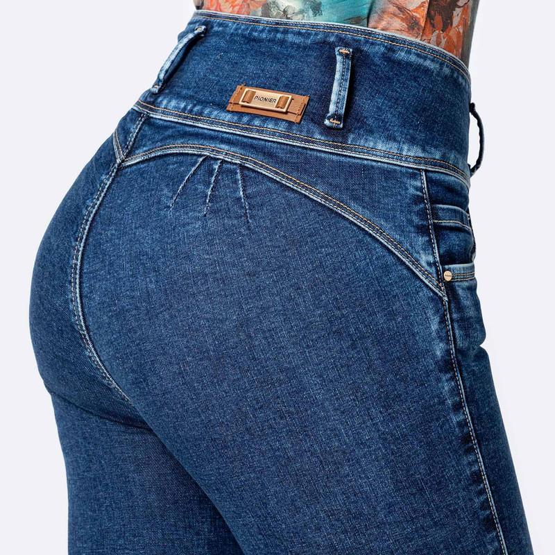 PANTALON DENIM STRETCH MUJER ZALODI - 5