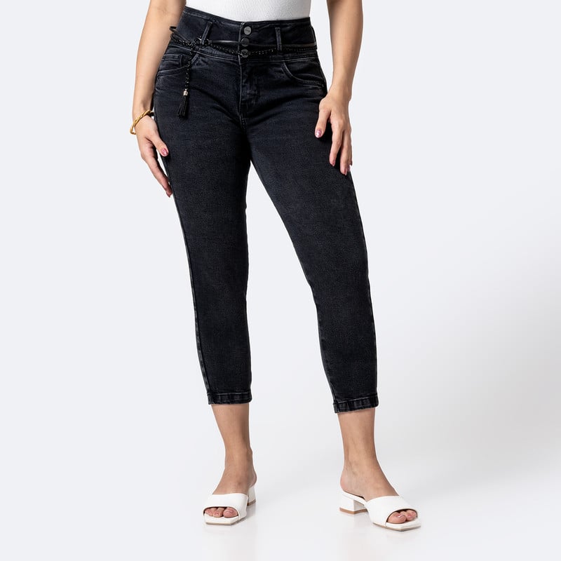 PANTALON DENIM STRETCH MUJER DEYSII - 1