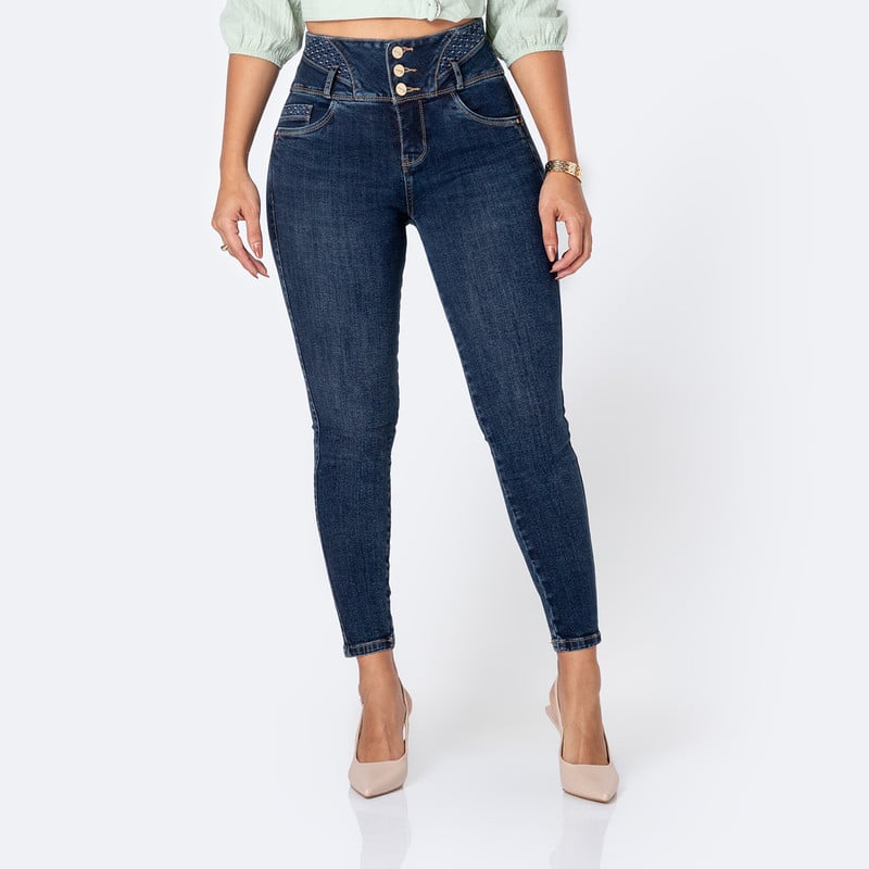 PANTALON DENIM STRETCH MUJER MAYARA - 1