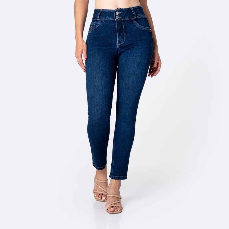 PANTALON DENIM STRETCH MUJER CLAREE - 1