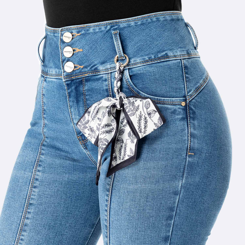 PANTALON DENIM STRETCH MUJER ARLHENE - 5