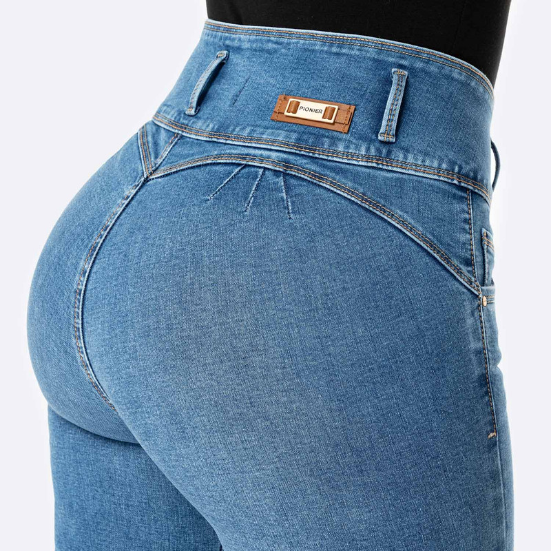 PANTALON DENIM STRETCH MUJER ARLHENE - 6
