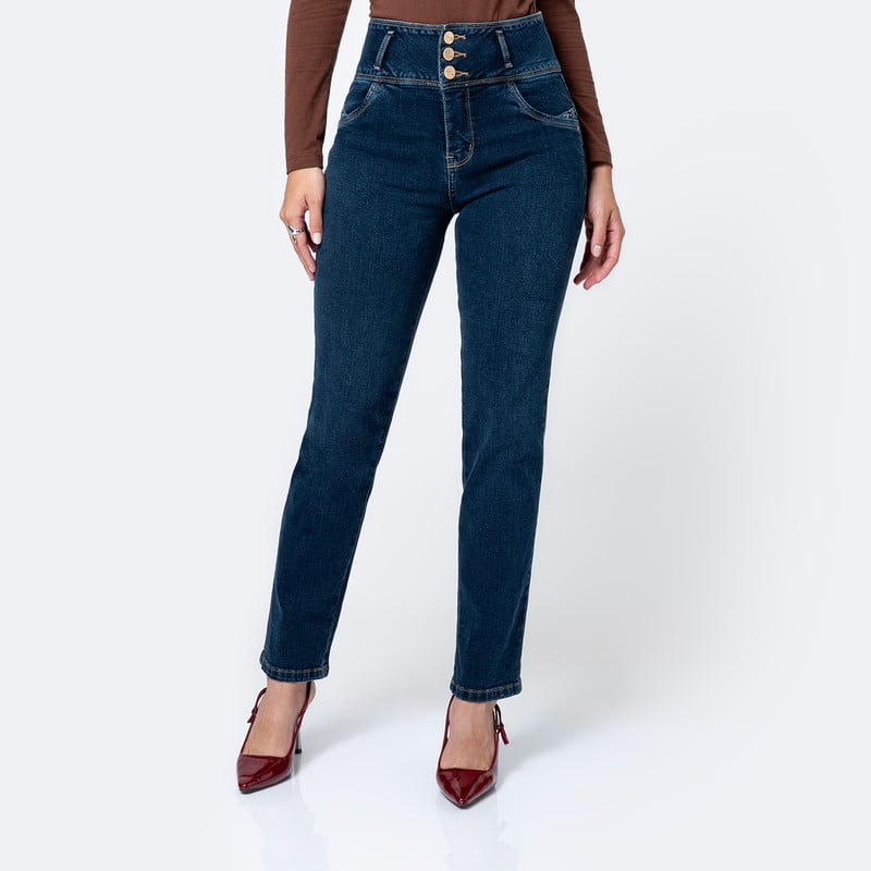 PANTALON DENIM STRETCH MUJER JAMARI - 1