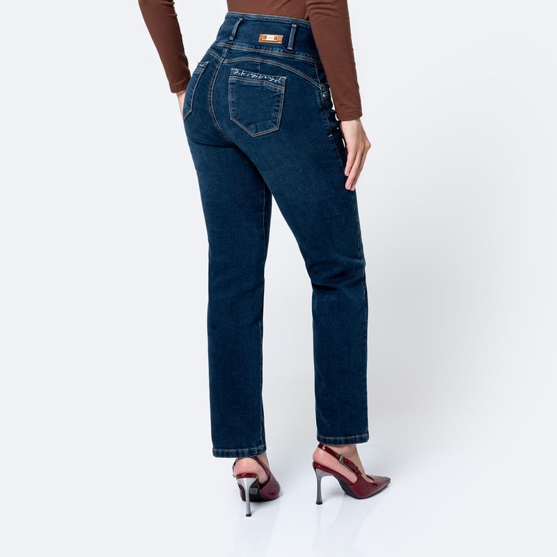 PANTALON DENIM STRETCH MUJER JAMARI - 3