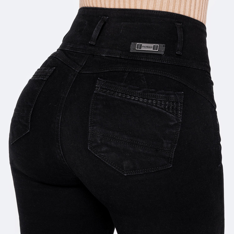 PANTALON DENIM STRETCH MUJER ZALOMEE - 5