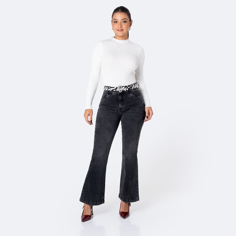 PANTALON DENIM STRETCH MUJER KHARINE - 2