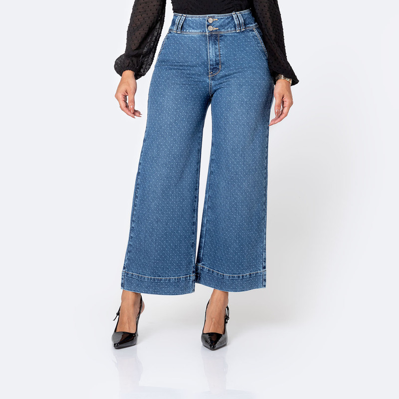 PANTALON DENIM STRETCH MUJER DEBALI - 1
