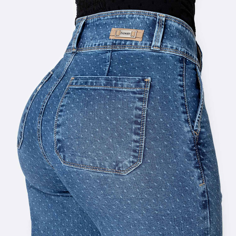 PANTALON DENIM STRETCH MUJER DEBALI - 5