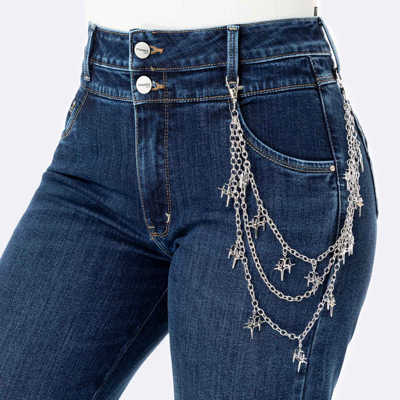 PANTALON DENIM STRETCH MUJER XAMERI - 5