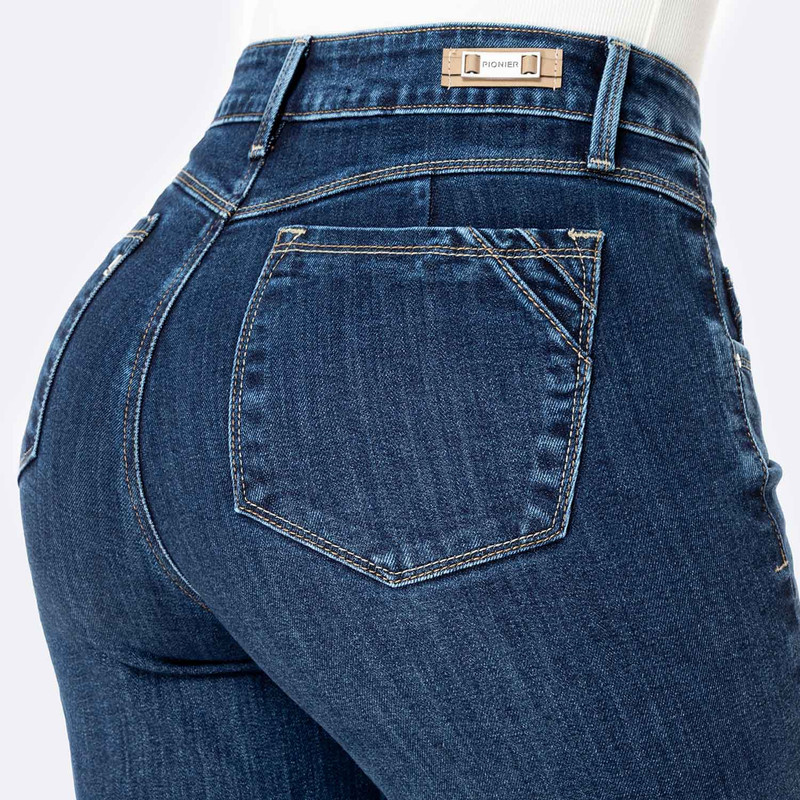 PANTALON DENIM STRETCH MUJER XAMERI - 6