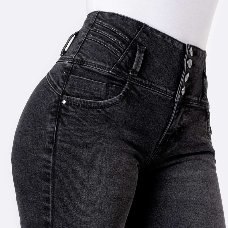 PANTALON DENIM STRETCH MUJER NHADYRA - 4