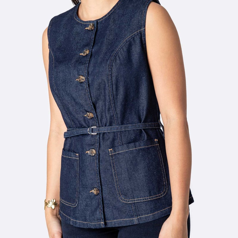 CHALECO DENIM MUJER SHENIRA - 2