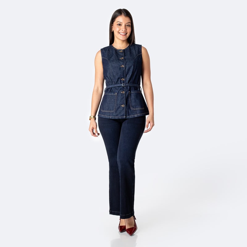 CHALECO DENIM MUJER SHENIRA - 5