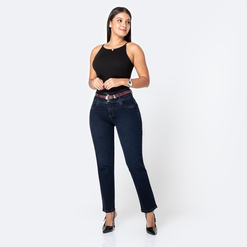 PANTALON DENIM STRETCH MUJER CLADIE - 2