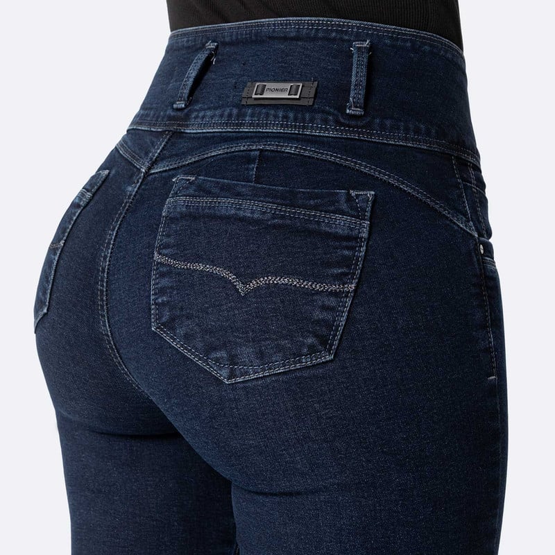 PANTALON DENIM STRETCH MUJER CLADIE - 5