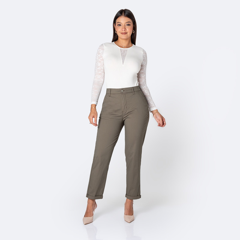 PANTALON TAFETA MUJER SIMRAN - 2