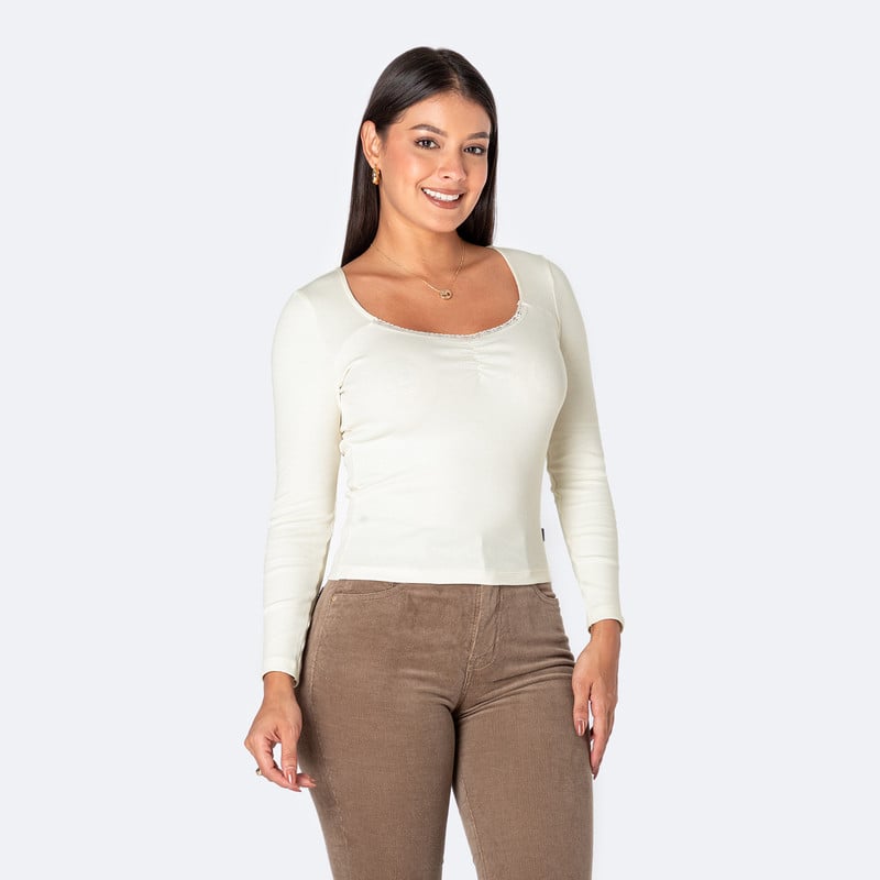 POLOS RIB LYCRADO MUJER DARALA - 1