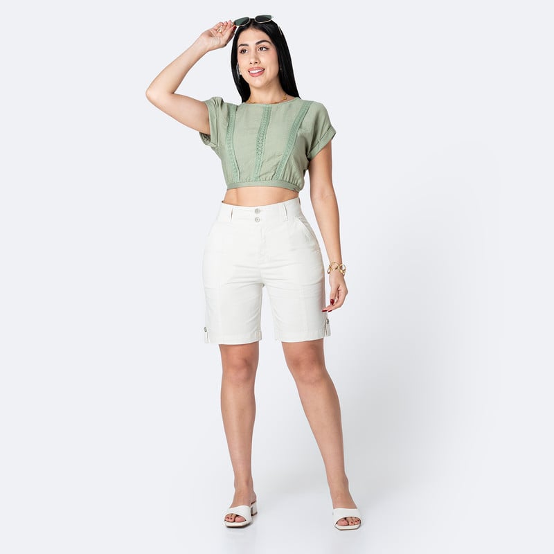 SHORTS TAFETA MUJER LADDY - 2