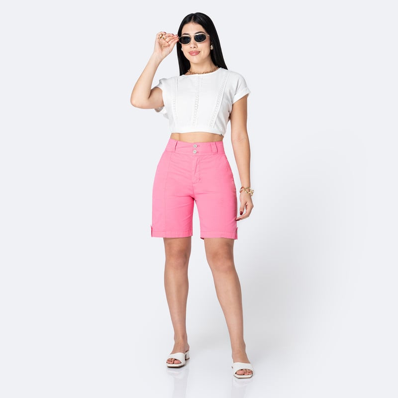 SHORTS TAFETA MUJER LADDY - 2